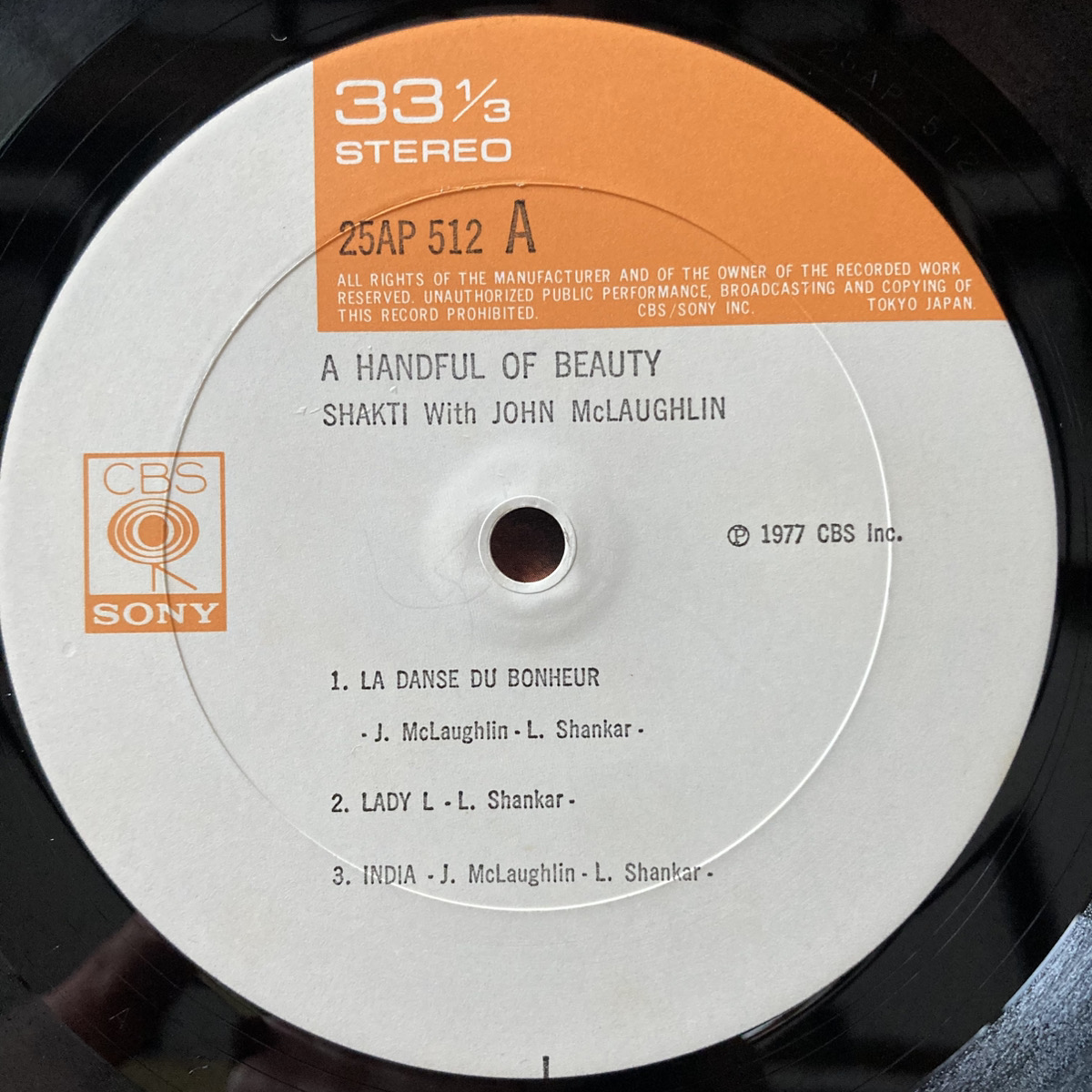 A Handful Of Beauty / Shakti With John McLaughlin - 画像 (3)