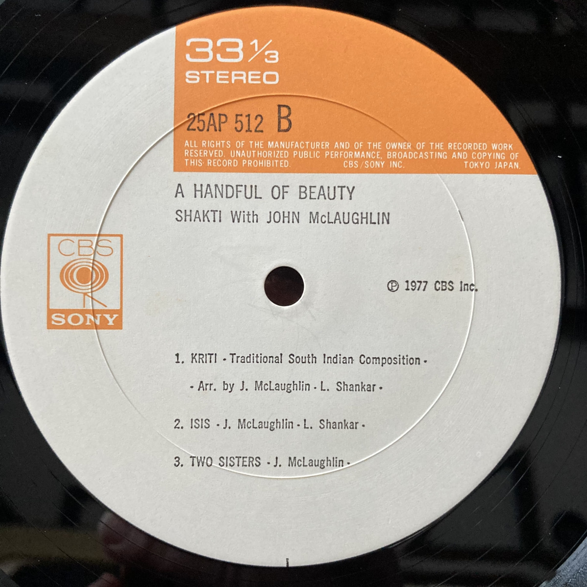 A Handful Of Beauty / Shakti With John McLaughlin - 画像 (4)