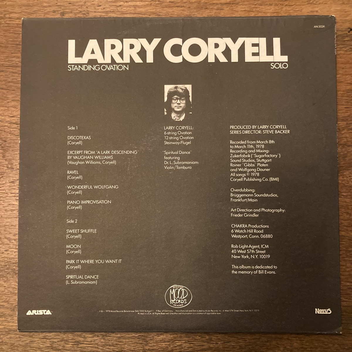 Standing Ovation - Solo / Larry Coryell - 画像 (2)