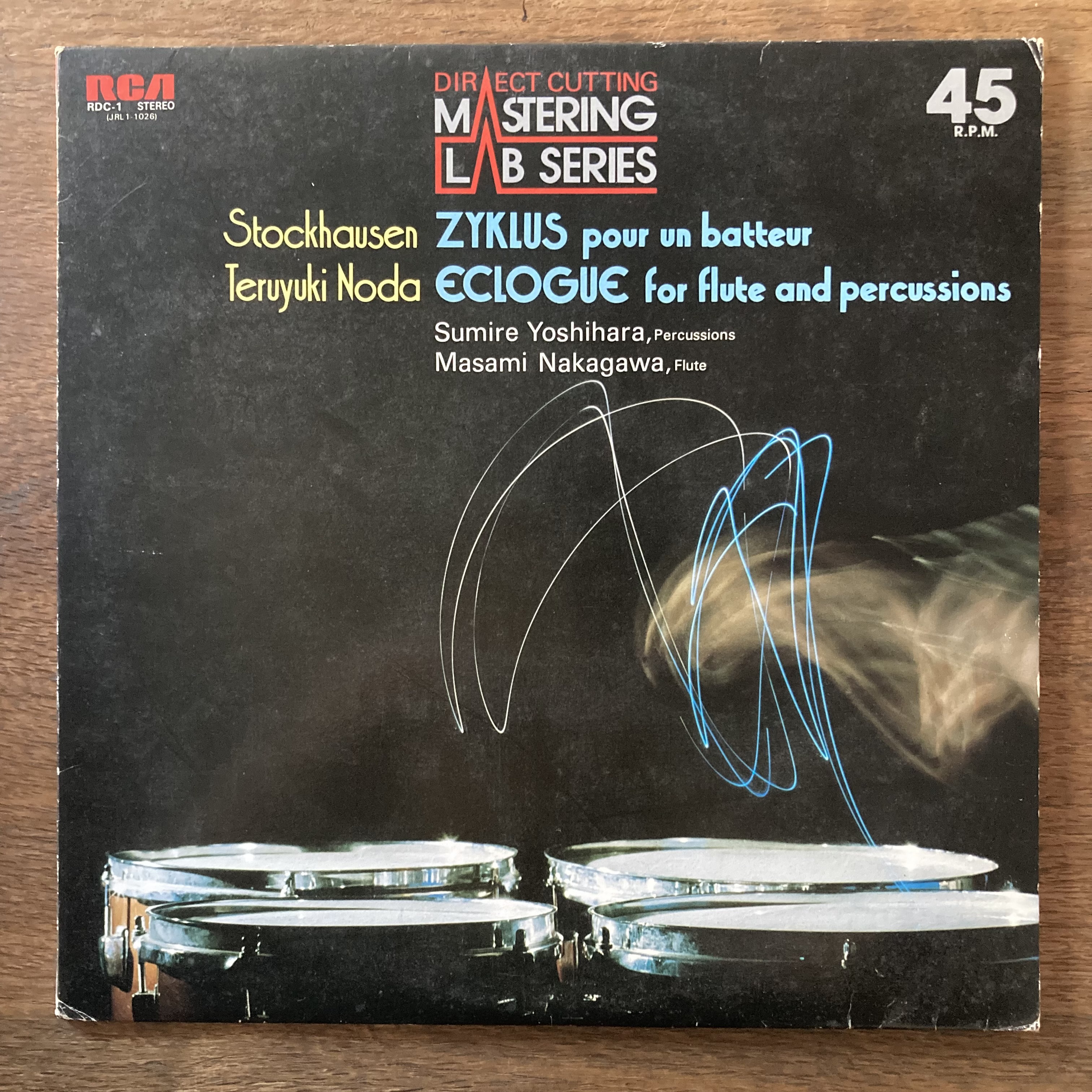 Zyklus Pour Un Batteur, Eclogue For Flute And Percussions / Stockhausen, Teruyuki Noda / Sumire Yoshihara, Masami Nakagawa