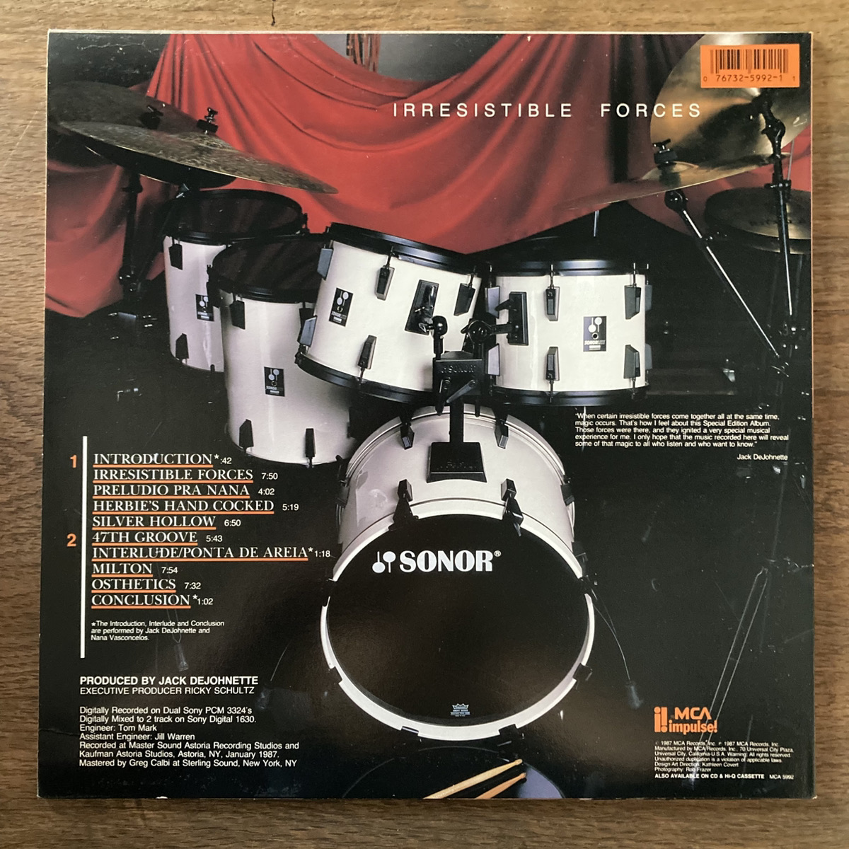 Irresistible Forces / Jack DeJohnette's Special Edition - 画像 (2)
